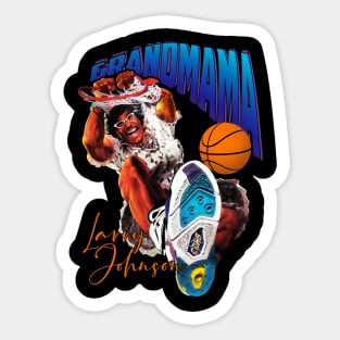 Grandmama // Larry Johnson // Basketball Sticker